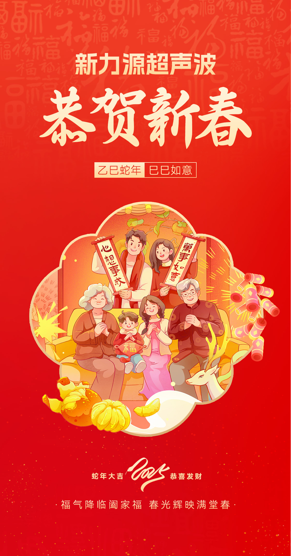 恭賀新春，新力源超聲波向您拜年啦！